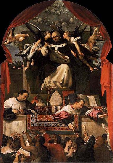 Lorenzo Lotto 'The Alms of St. Anthony' Spain oil painting art